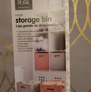 Easy Home Storage & Organization - 2 for $20 NWT large cube storage bins (13x13x13") Easy Home Storage & Organization - 2 for $20 NWT large cube storage bins (13x13x13")